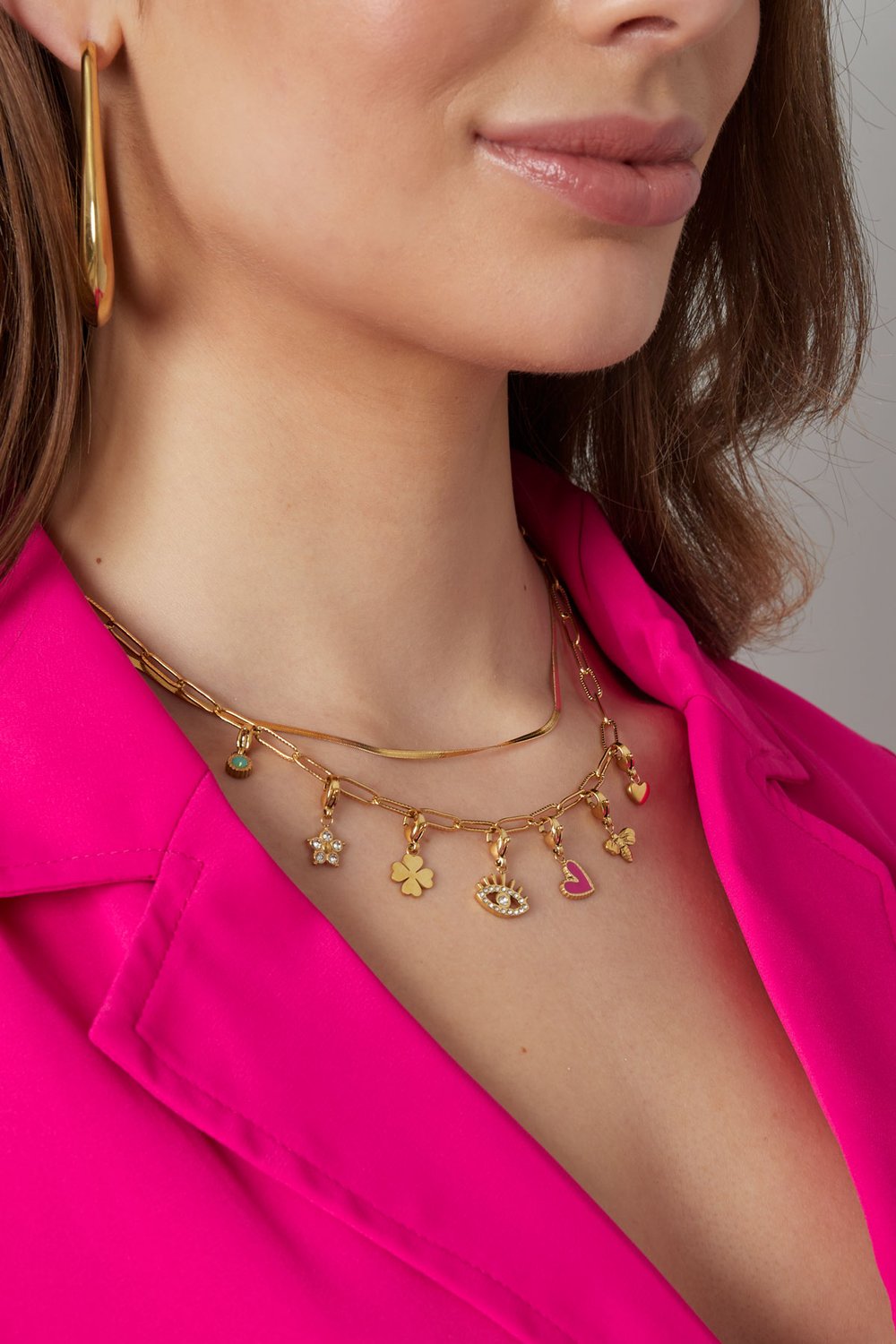 charm necklace lovey dovey h5Picture3